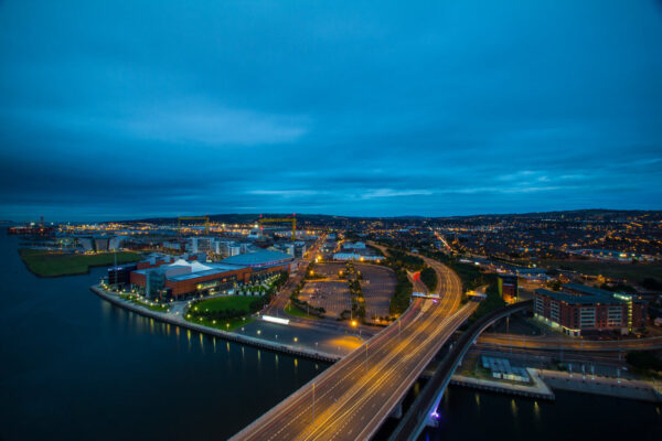 Belfast night view