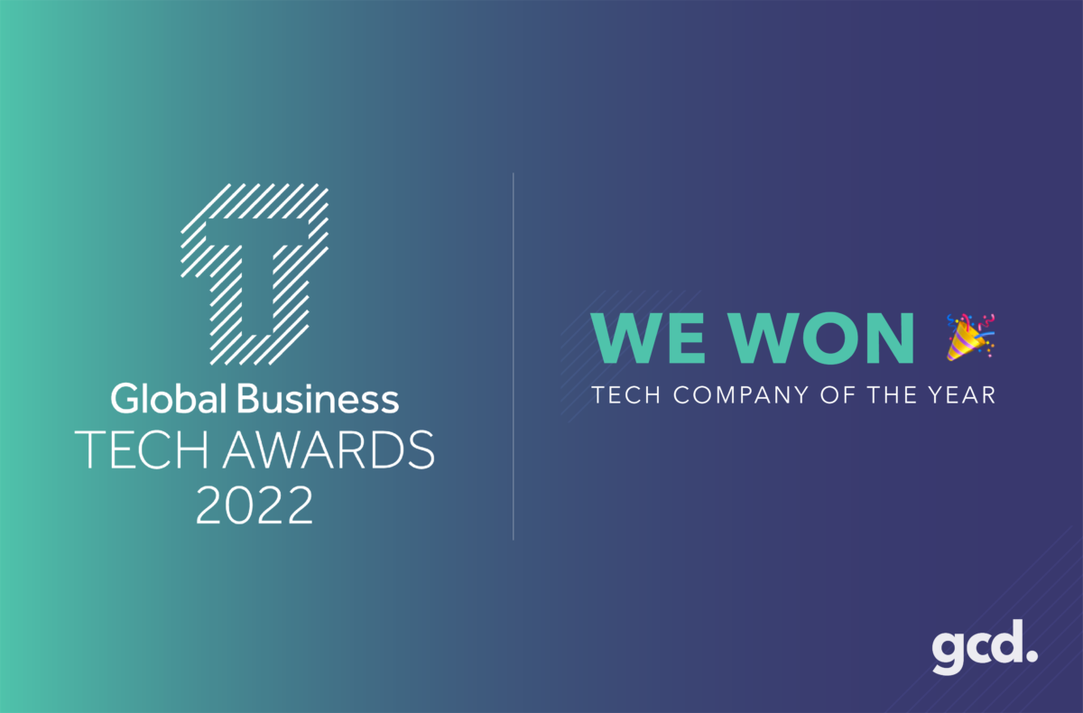 Global Tech Business Awards - We Won logo
