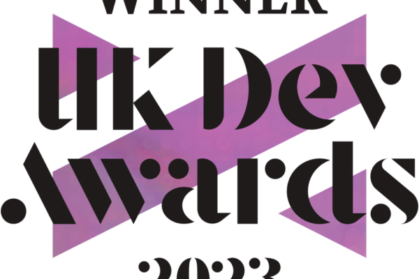 winner of UK dev awards 2023 badge