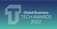 Global business tech awards 2022 badge