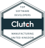 clutch top software developers badge
