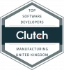 clutch top software developers badge